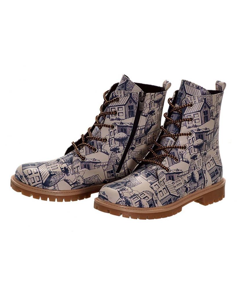 Houses Lace-up Short Boots