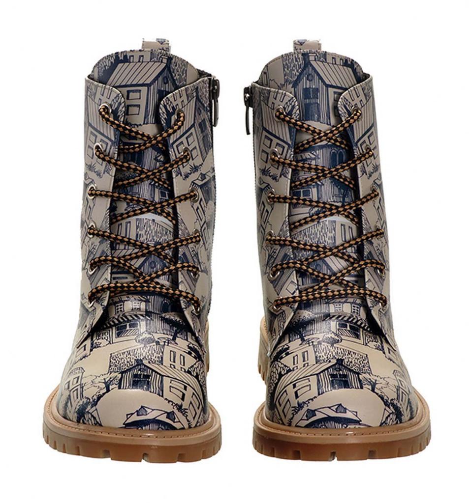 Houses Lace-up Short Boots