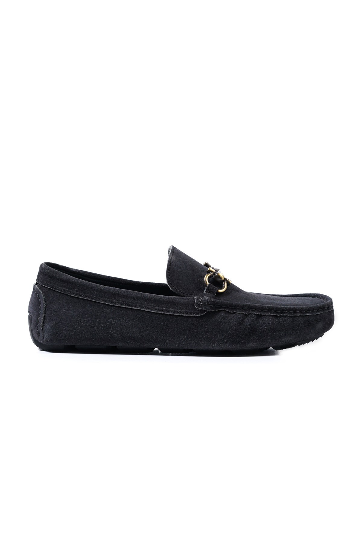Ephesus (Special Edition Color) Dark Gray Genuine Suede Leather Men's Loafer Shoes