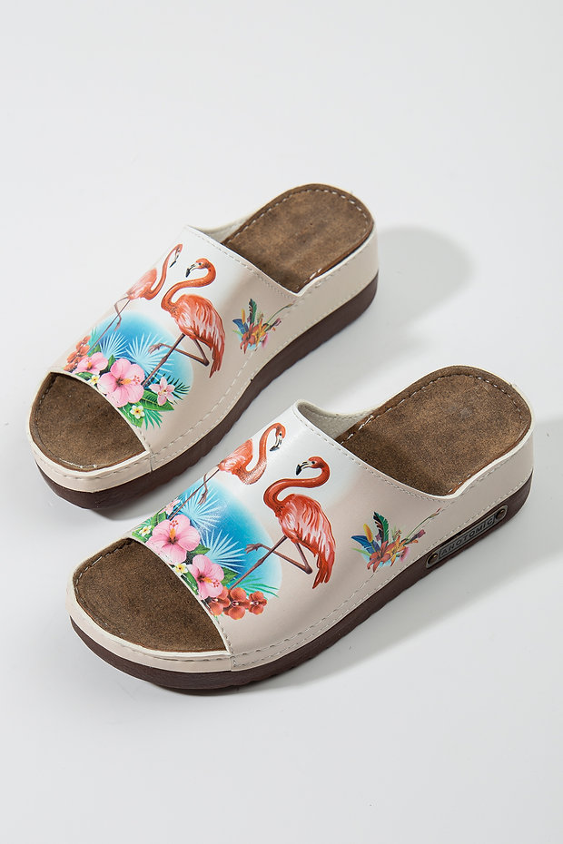 Orthopedic Summer Butterfly Design Open Toe Anatomical Slippers 3119