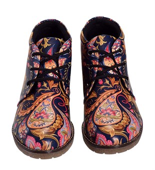 Printed Ethnic Pattern Women's Poppy Boots