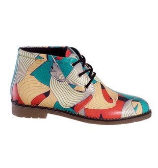 Colorful Waves Women's Poppy Boots