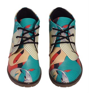 Colorful Waves Women's Poppy Boots