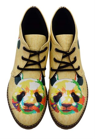Panda Printed Women's Poppy Boots