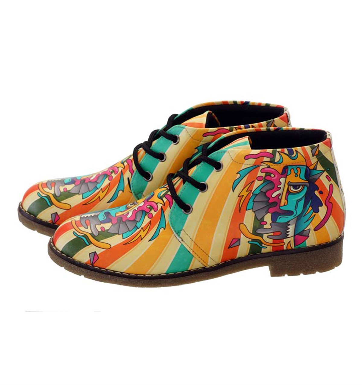 Colorful Pattern Women's Poppy Boots