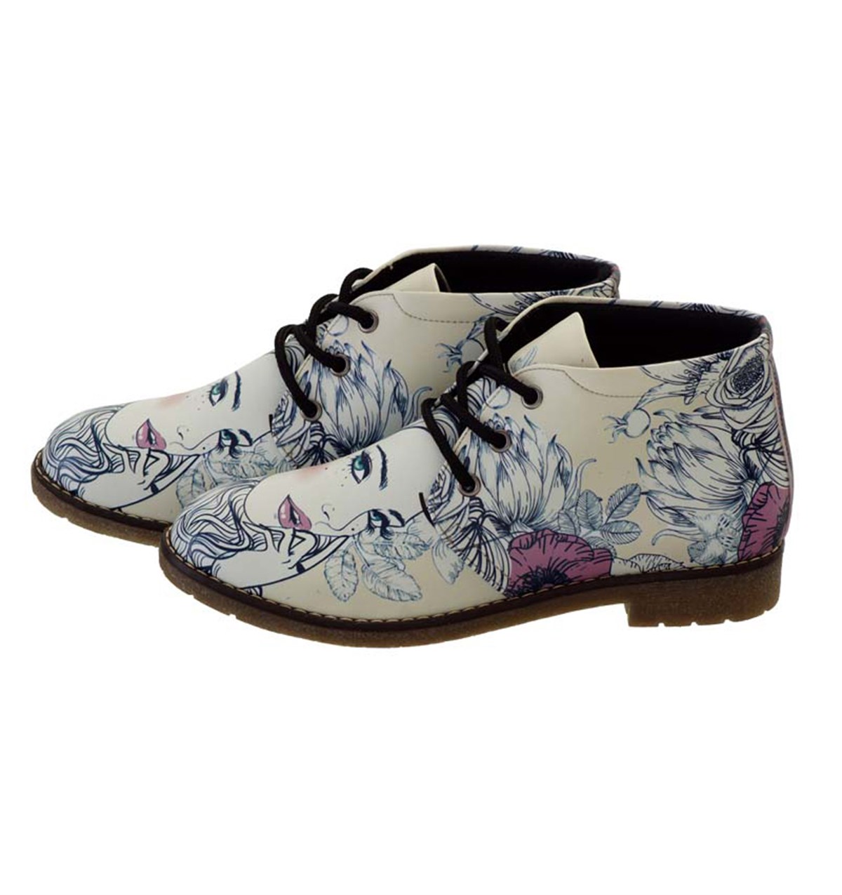 Printed Women's Face Theme Women's Poppy Boots