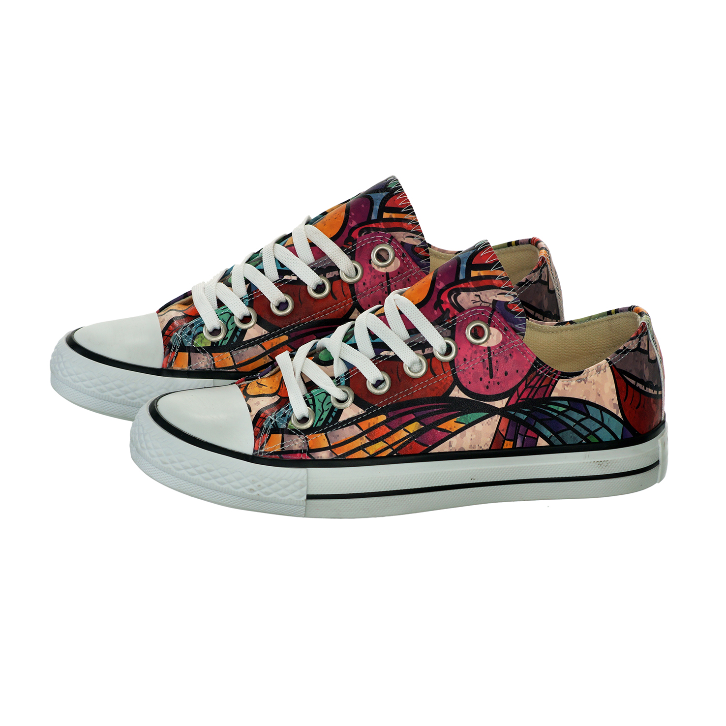 Printed Colorful Women's Sneakers