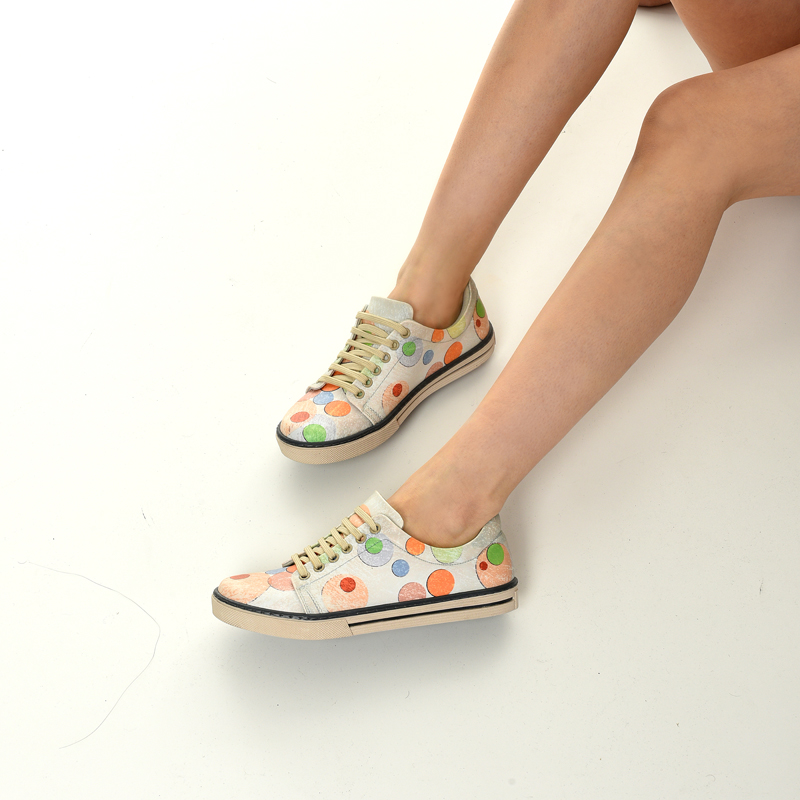 COLORED DOTS SPECIAL DESIGN WOMEN'S SNEAKERS