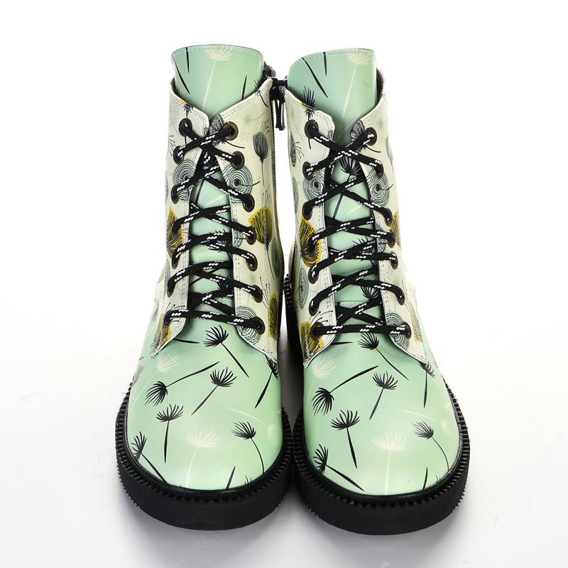 floral print colorful boots