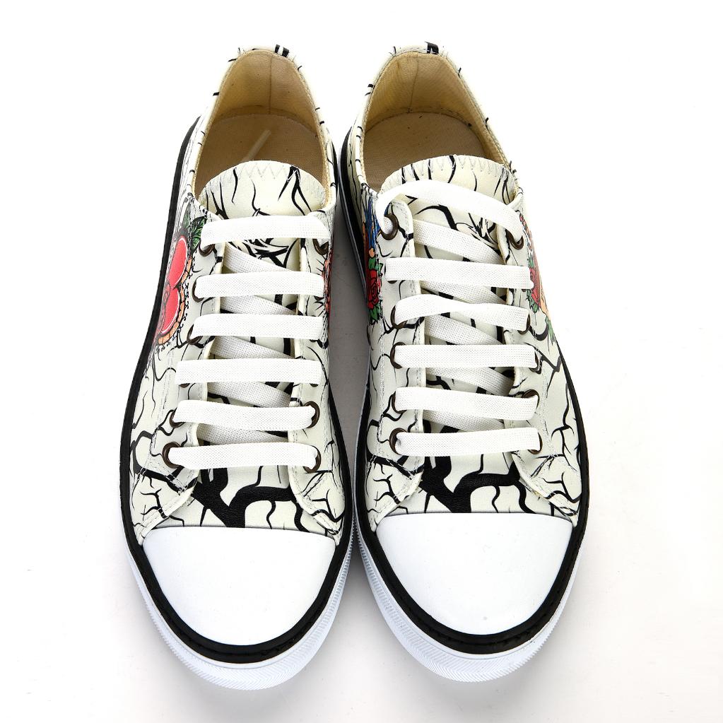 Love Me Unisex White Sneakers Casual Sneakers 7001