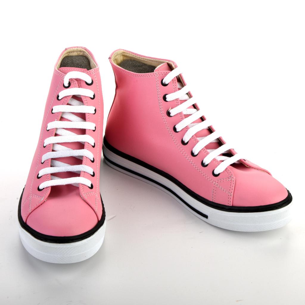 Unisex Daily Walking Sport Pink Sneakers Shoes 7020