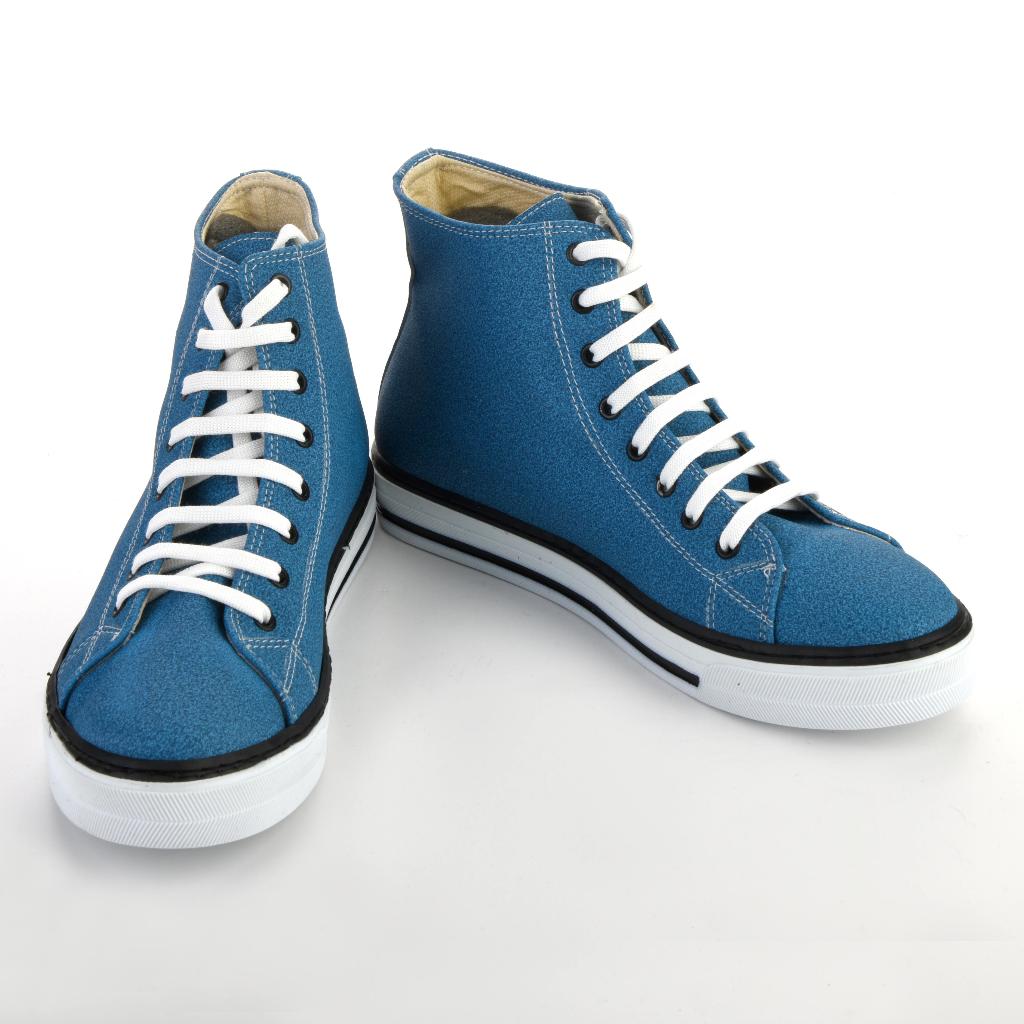 Blue Unisex Sneakers Casual Boots Stitched Sneakers 7022