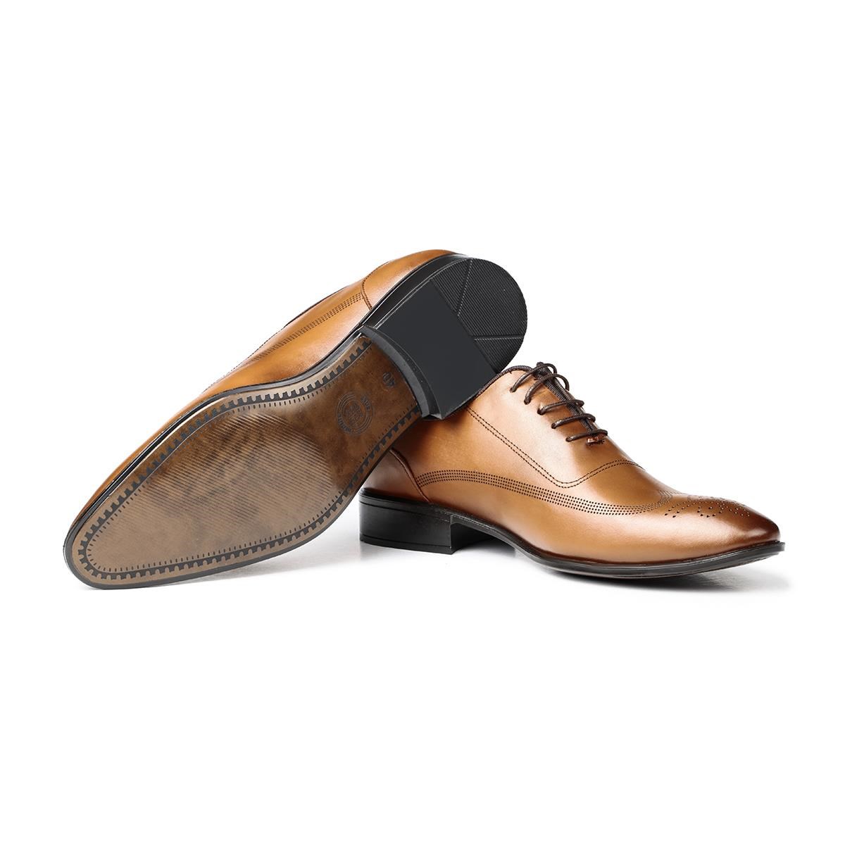 Ducavelli Stylish Genuine Leather Men's Classic Shoes